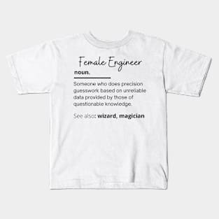 female engineer definition Kids T-Shirt